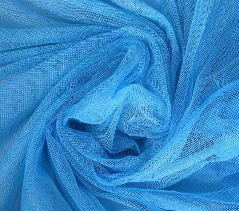 Image of Multicolor Soft Cotton Mosquito net Double Bed King Size | Pure Cotton Mosquito net (Blue, 6x7)