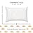 Little Sleepy Head Toddler Pillow with Pillowcase 13x18 - Kids Pillow for Sleeping - Better Neck Support Ergonomic Pillow and Toddler Pillowcase - Best Pillows for Kids (Sunshines)