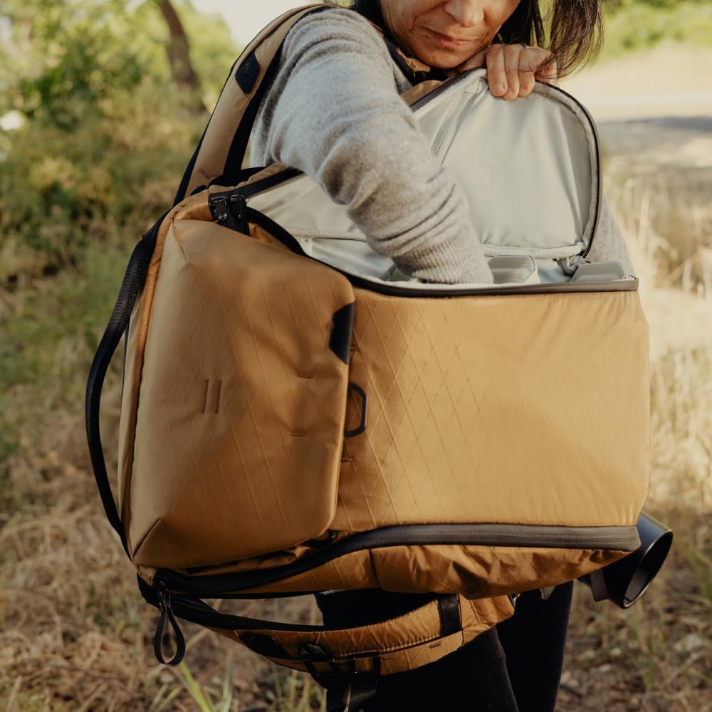 Peak Design Everyday Backpack 20L, Coyote, MagLatch Top, Dual Side Access, FlexFold Dividers, Fits 15" Laptop, For Camera Carry, Daily Commutes or Travel, Versatile Backpack for Men and Women - Image 6