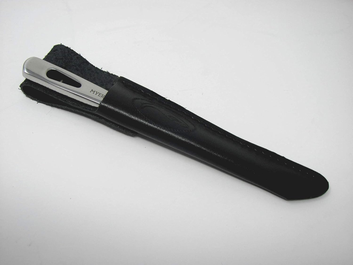 Myerchin A009 Professional Marine Marlinspike - Solid Stainless Steel Splicing Tool with Genuine Leather Sheath & Bonus Lanyard Strap - 6.65"