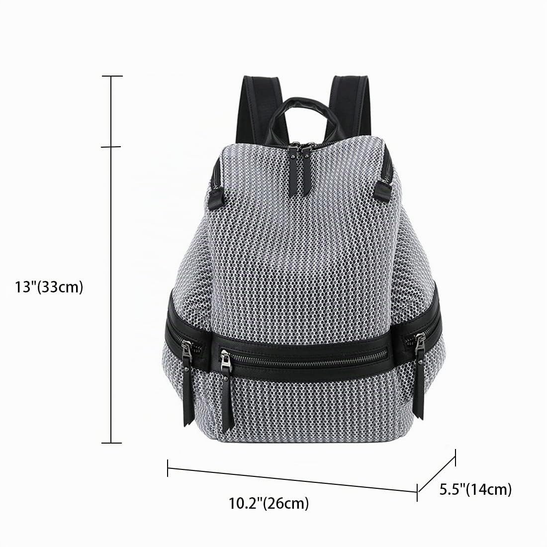 BUKESIYI Mujer Bolsos Mochila Niña Vestir Antirobo Pequeña Casual Bandolera Portatil PU Cuero Piel ES78110