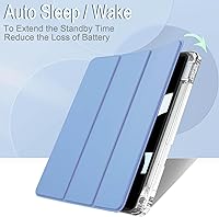 Vista 4 de Feams Funda para iPad A16 de 11ª Generación de 11 Pulgadas 2025, iPad de 10ª Generación de 10.9 Pulgadas 2022, Cubierta Trasera Delgada