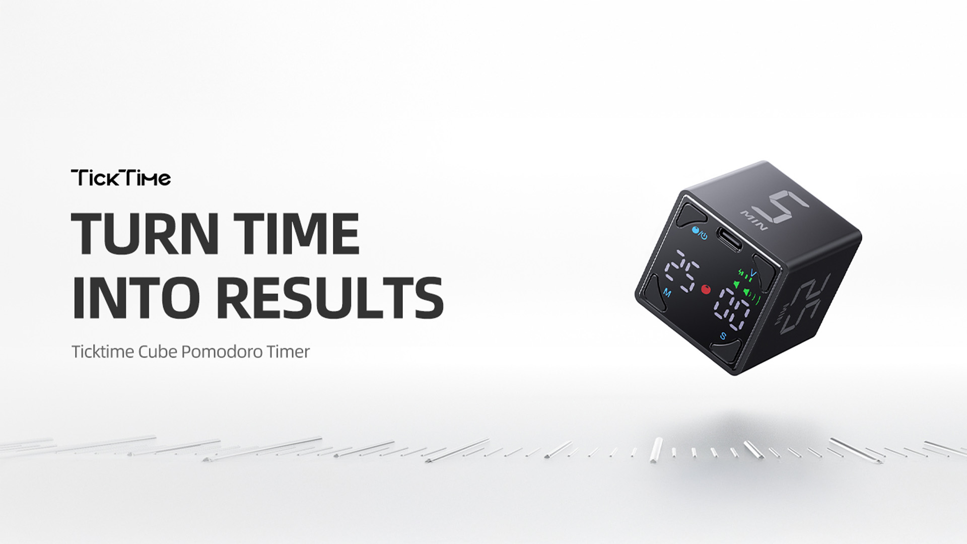 Amazon.com: Ticktime Pomodoro Timer Cube, with 25/5 Auto Cycles, 3