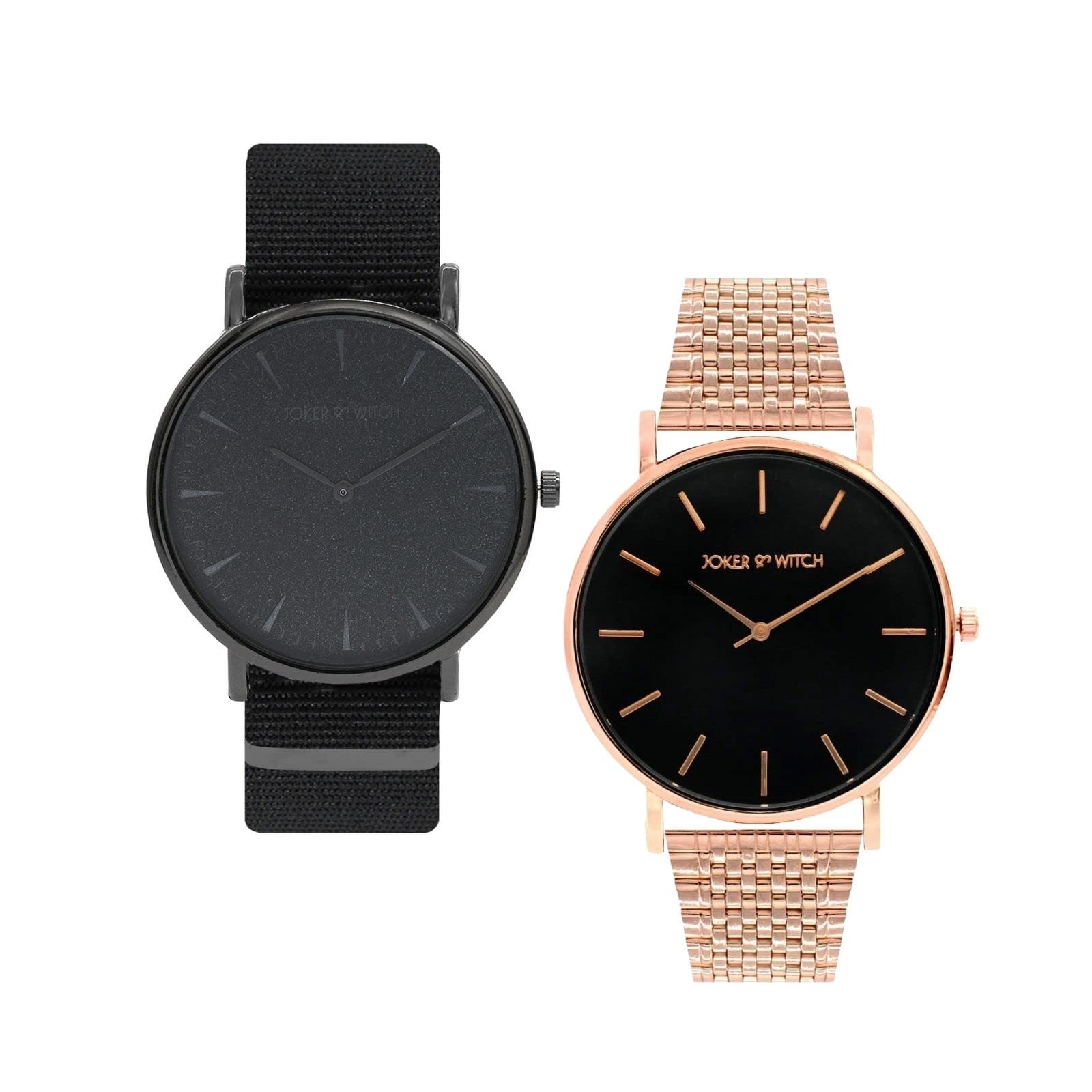 Joker & Witch Synthetic Berry & Banana Couple Analogue Watches, Black Dial, Black Band (B0BVB3XXWZ) Amazon Price History, Amazon Price Tracker