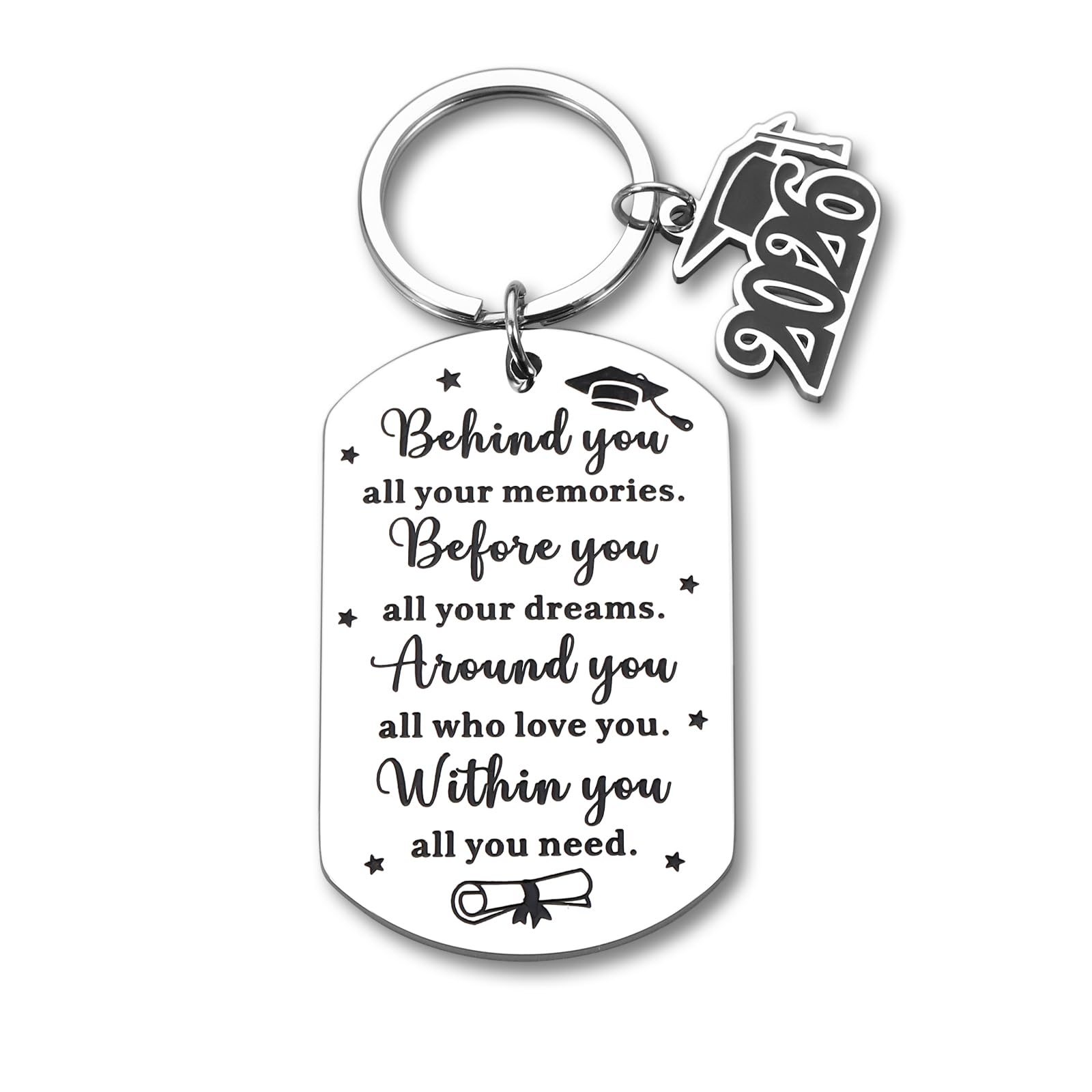 Class of 2026 Graduation Gifts for Girls Boys Senior 2026 Graduation Keychain for High School Seniors College Middle School Grad Students, 2026 Graduates Gifts for Him her Students 2026 Teen Boy Girl