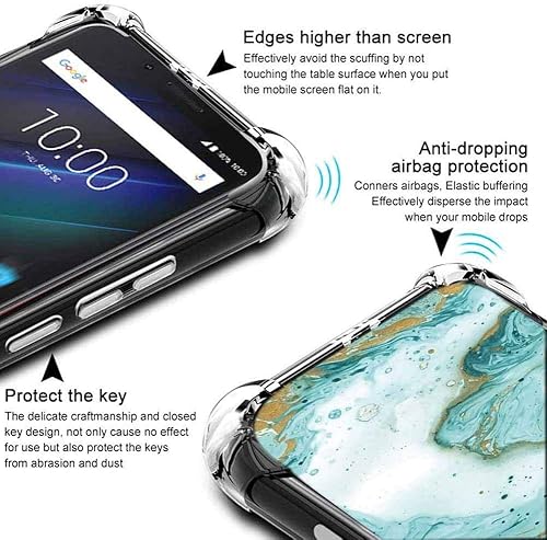 Miniatura 2 de Funda para Moto One 5G Ace, funda Moto G 5G, TPU delgada y flexible para niñas y mujeres, bolsa de aire, absorción de golpes, goma suave, funda de