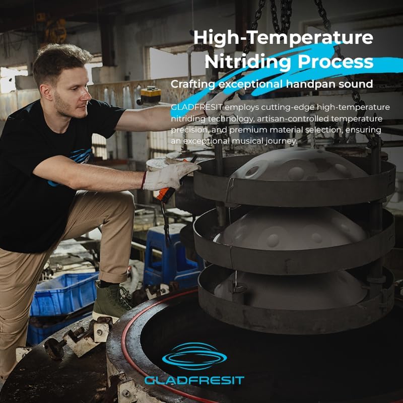 18-inch 9-Note 440Hz G Minor (Mini Gold) - Includes Stand, Bag, 2 Beaters & Dust Cloth - Image 9