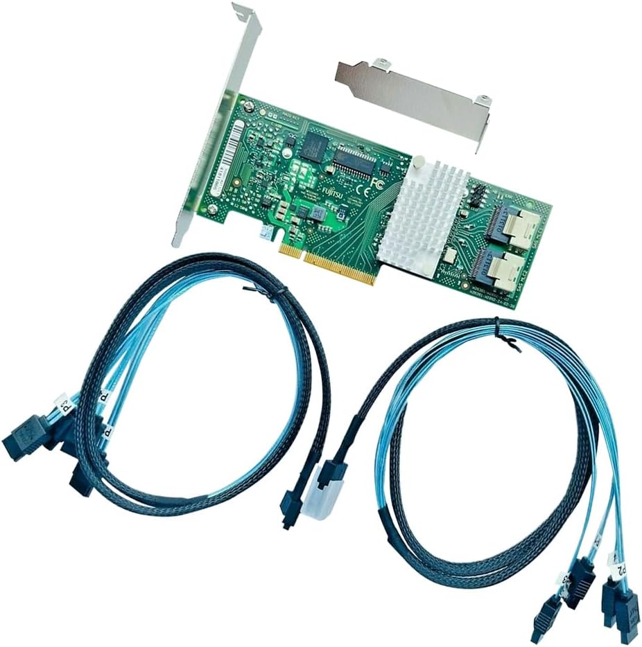 LSI 9211-8I RAID Controller Card FW:P20 IT Mode ZFS FreeNAS unRAID SAS PCI E RAID Expander + 2* SFF8087 SATA Cable