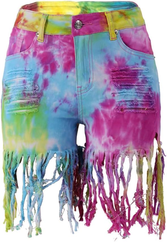 ZCFXJiTuanYZ Women's Summer Denim Shorts with Holes and Casual Pants,NO.9