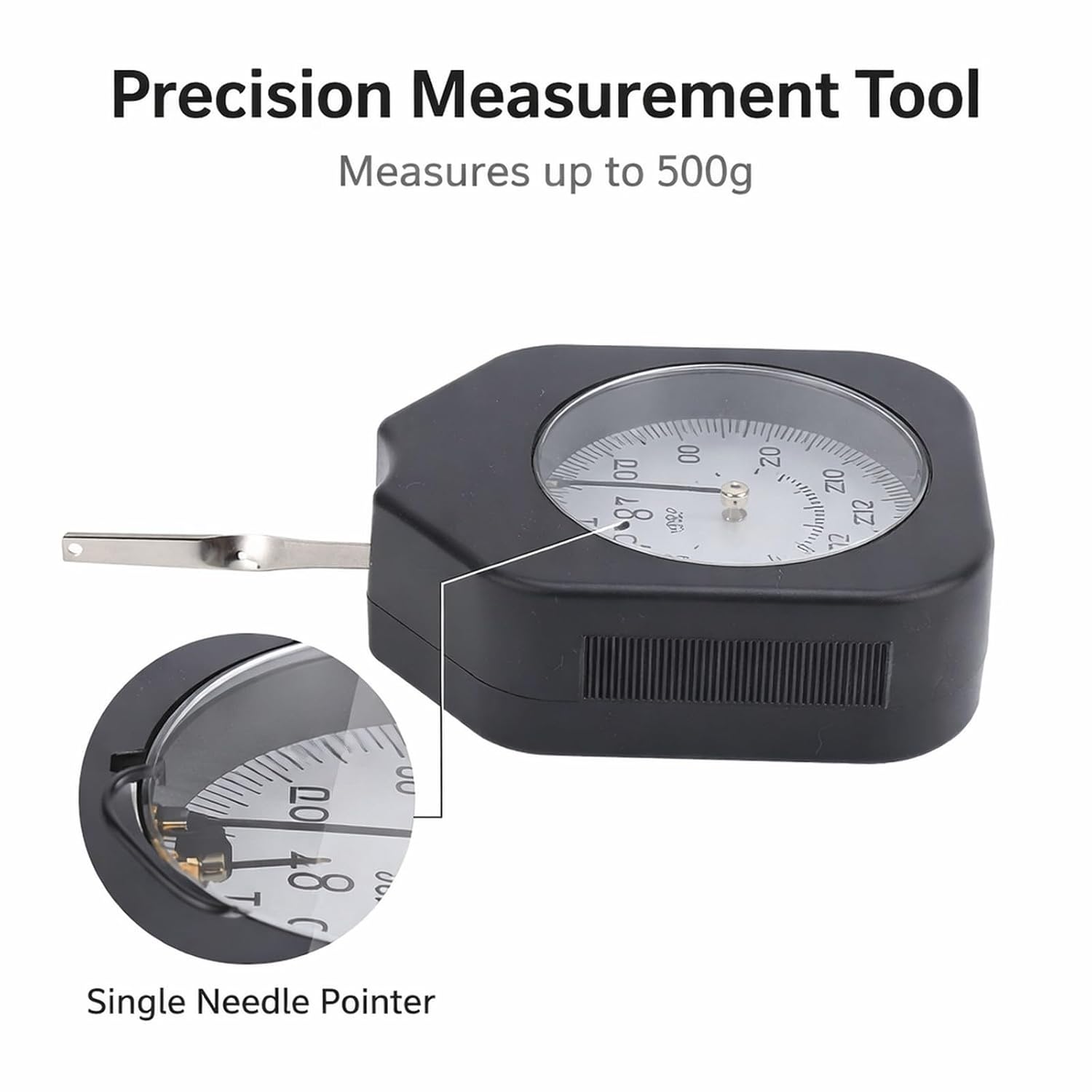 Tension Meter SEG - 500-1, Handheld Dynamometer 500g, ABS + Alloy Material - Portable and Precise Surface Tension Meter, Ideal for Tennis String and Orthodontics