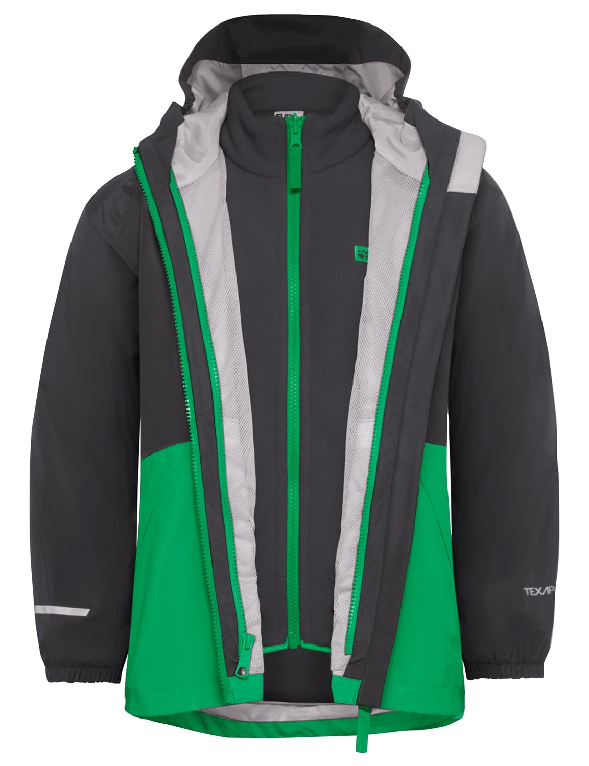 Jack Wolfskin Iceland 3IN1 Jacket K Veste Unisex Kinder