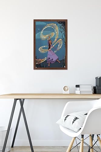 Vista 23 de Trends International Disney Wish - Póster de collage 6 (Asha), 34 pulgadas de largo x 22.4 pulgadas, paquete de póster y clip