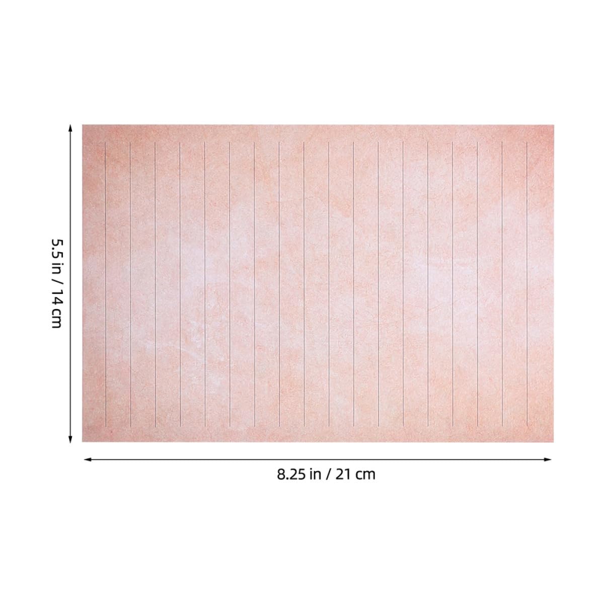 100 Sätze Vintage Briefpapier Umschlag Set Teiligem Schreibpapier Liniertes Retro Design Inklusive Aufkleber für Handgeschriebene Briefe Grußkarten und Persönliche Botschaften