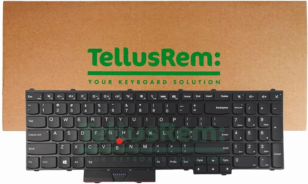 Tastiera Nuova Non Retroilluminata Per Lenovo ThinkPad E580, E585, E590, E595, L580, T590