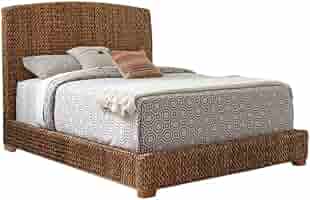 cocoaベッド Amazon.com: ACCOHOHO Farmhouse King Size Bed Frame with 52