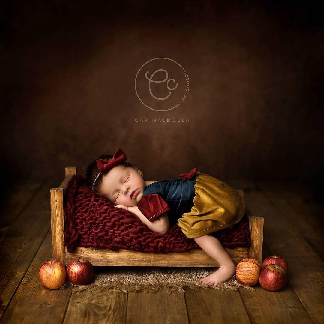 Kate Dark Brown Abstract Photo Backdrop Old Master Backdrop Texture Art Portrait Photography Backgrounds Photo Studio Props Pictures, 10x6.5ft