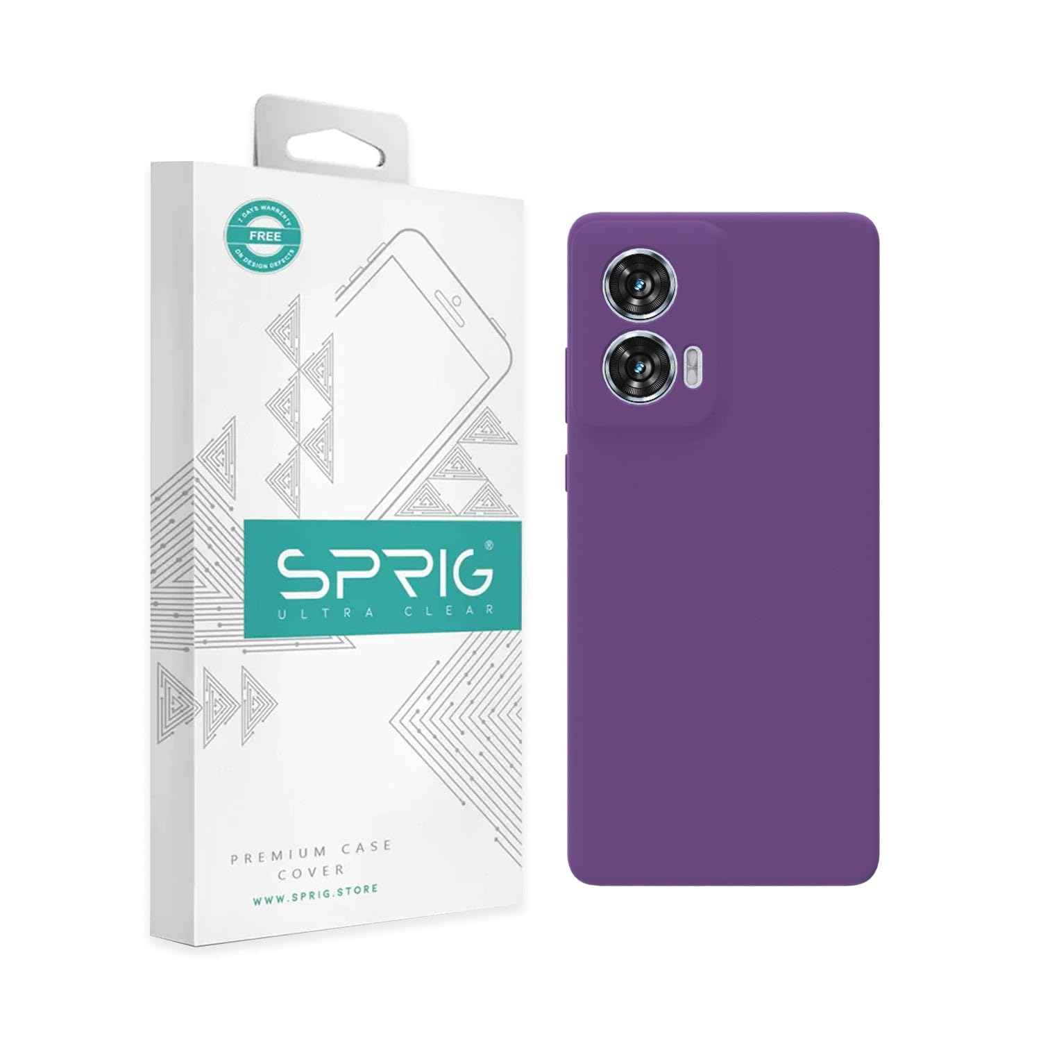 SPRIG Compatible with Moto Edge 50 Fusion Liquid Silicone Premium Back Cover Drop Tested Shock Proof Mobile Case for Men,Women,Boys and Girls with Camera Protection (Purple) (B0DDKZ2559) Amazon Price History, Amazon Price Tracker