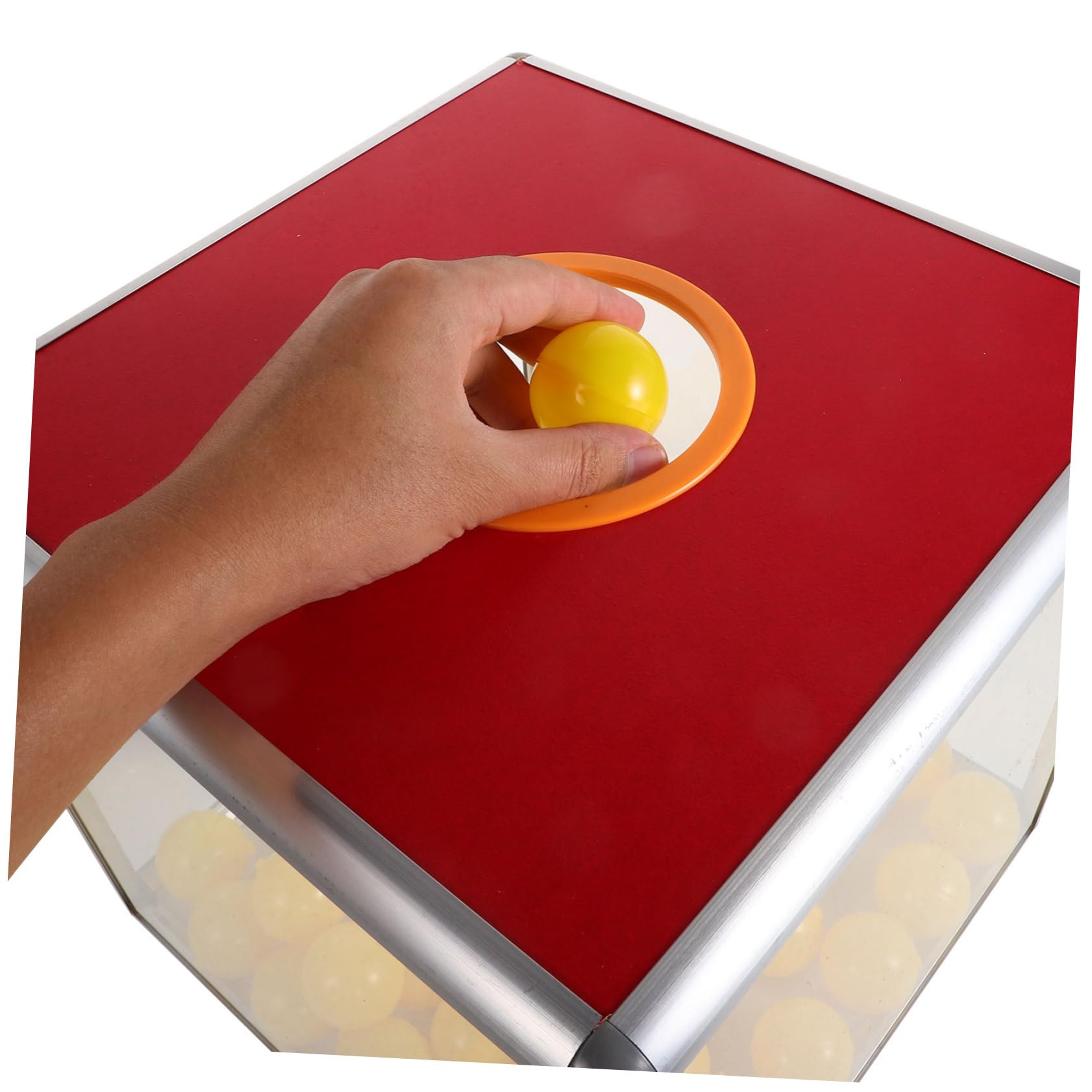 VICASKY Scatola Porta Biglietti Facile da Usare in Lega di Alluminio e Mdf con Grande Capacità Design Moderno e Versatile per Lotterie per Feste ed Eventi