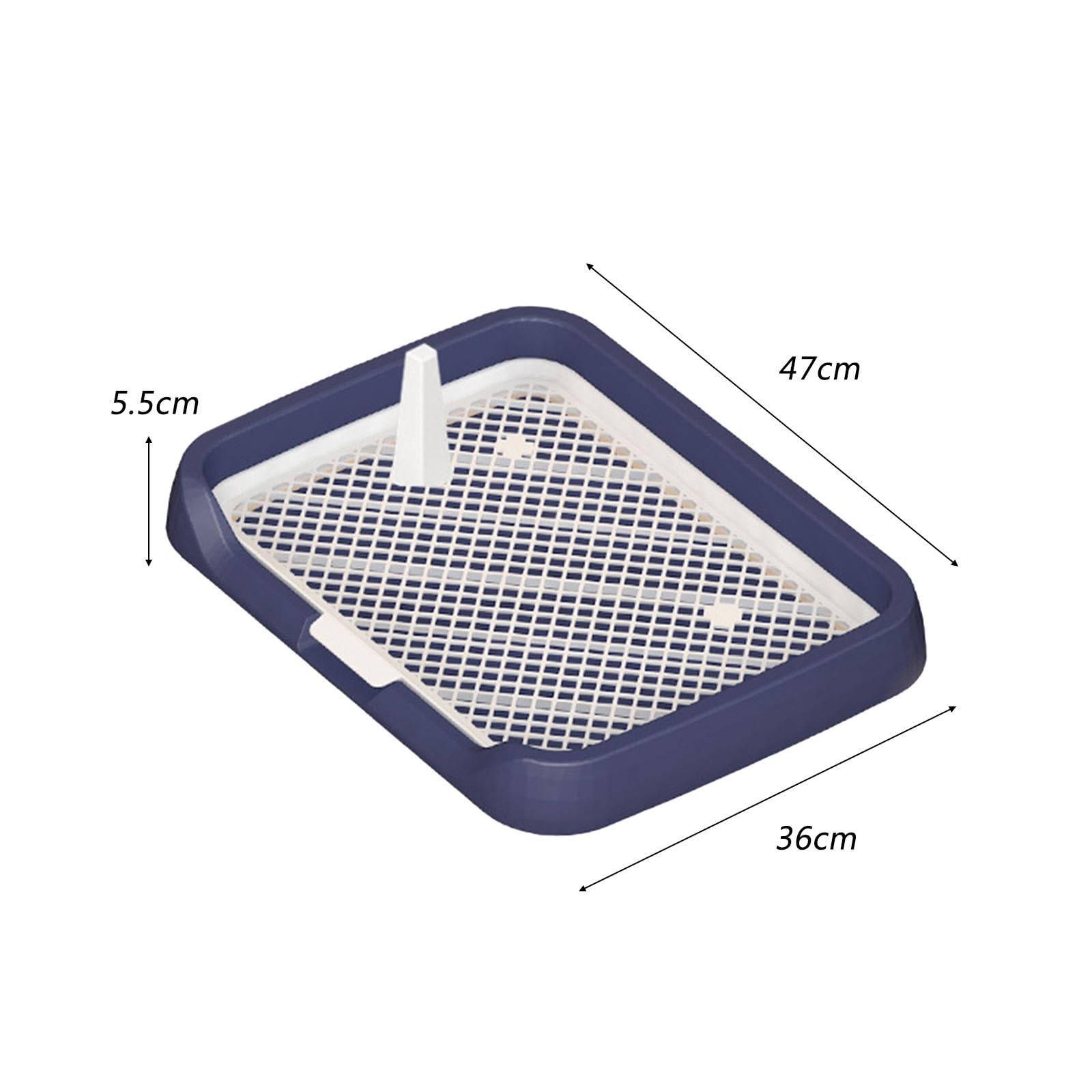 Sharplace Plateau de Pot d'intérieur pour Chien, en Maille, pour entraînement, Toilettes, Support réutilisable pour Pipi, pour Grands Chiots, Petits Chiens et, Bleu