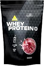 inkospor Whey Protein + Protein Powder from Whey and Casein for an Extra Creamy Protein Shake, 24 g Protein per Serving, Cherry Flavour