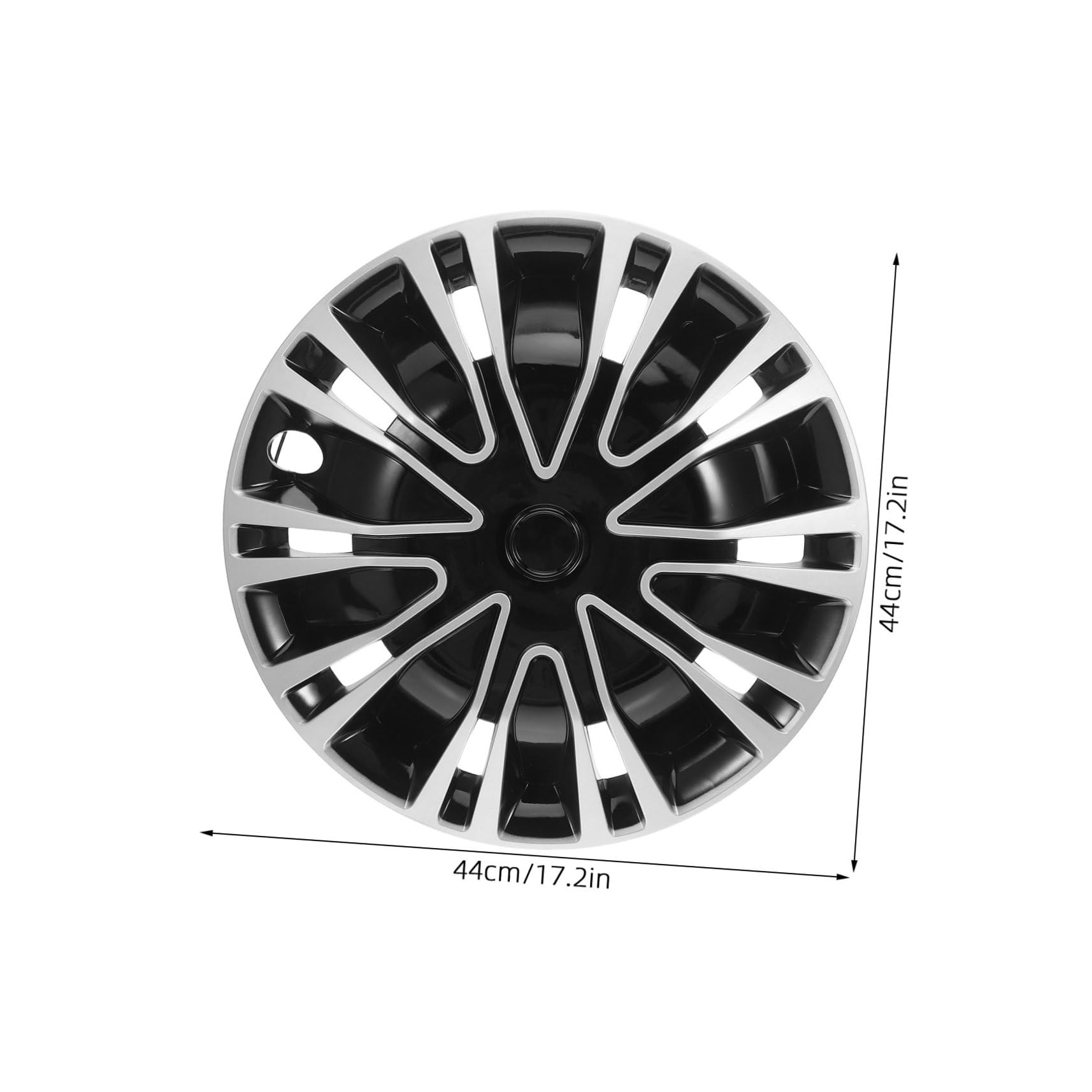 Cabilock Couvre-moyeu de Roue Décoratif pour Voiture SUV Camion Cache-moyeu Centre Jante Résistant et Pratique