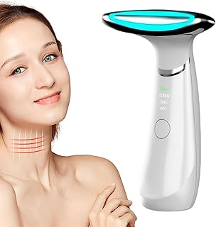 Máquina de aperto de pele para pescoço,Máquina portátil de aperto de pele de alta frequência - Dispositivo facial massageador de pescoço lifting firmador ferramenta de cuidados com a pele, Maxten