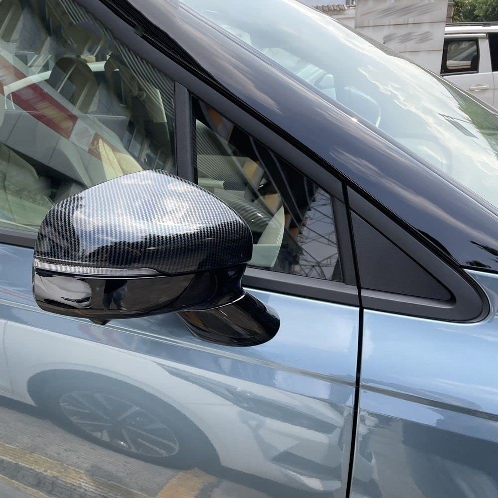 Side Door Rearview Mirror Cover Trims Exterior Accessories Car Sticker, for Kia, Carnival 2020 2021 2022 ABS Carbon Fiber Couvre-Rétroviseurs