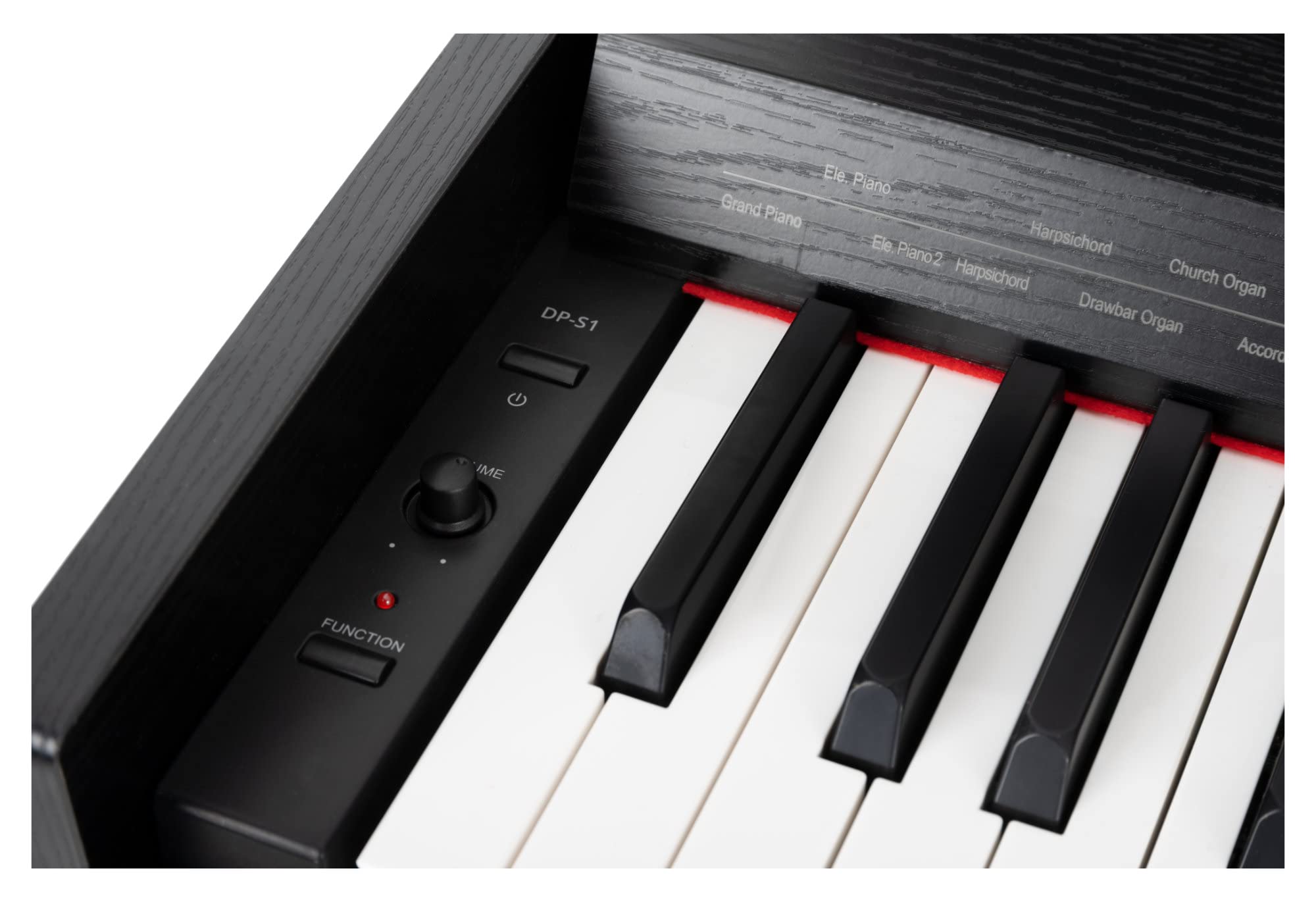 Classic Cantabile DP-S1 SM E-Piano Schwarz matt Set, Digitalpiano | 88 gewichtete Tasten mit Hammermechanik, 64-fache Polyphonie, Anschlagsdynamik in 5 Stufen einstellbar, 1 interner Demo-Song