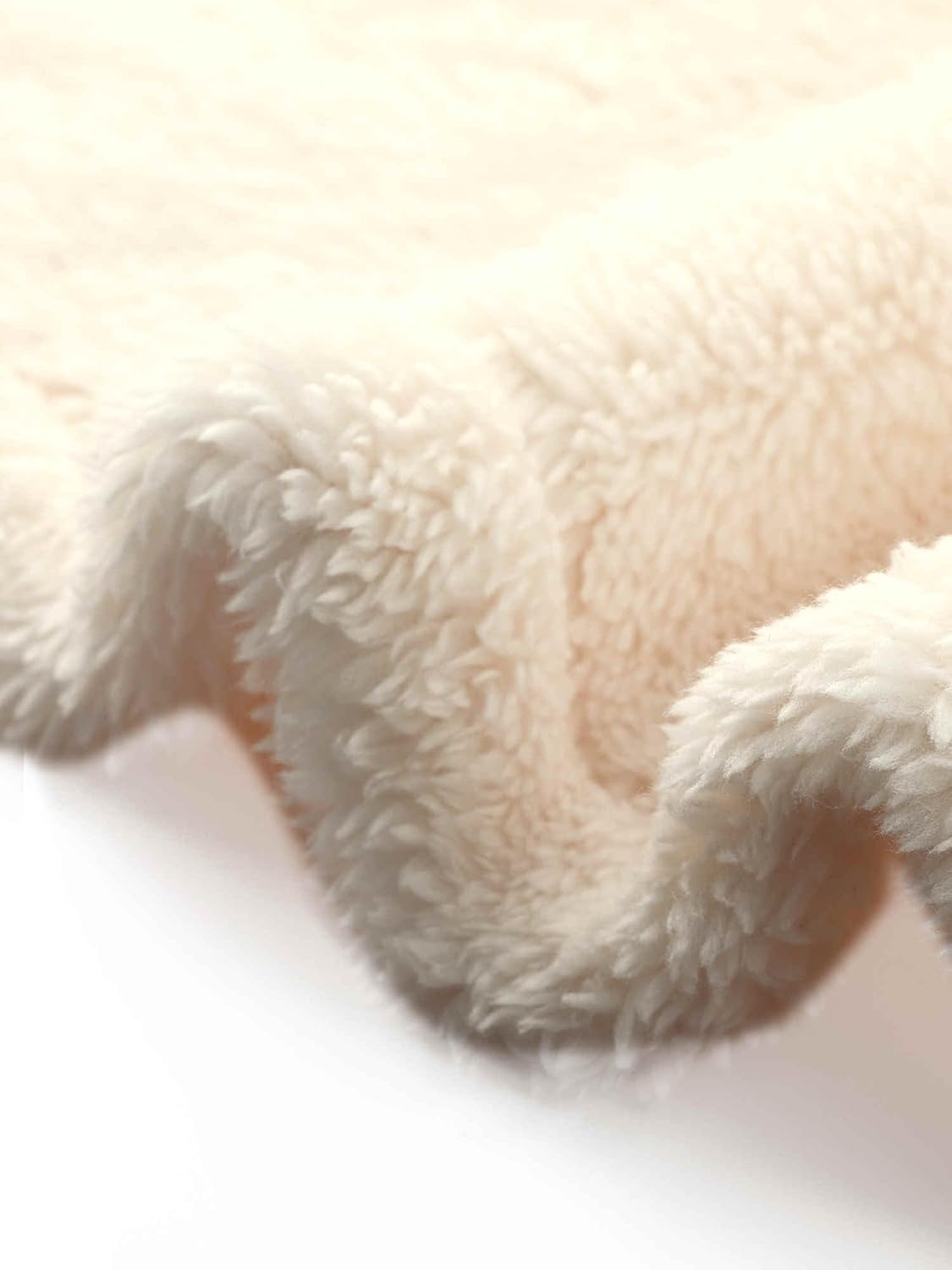 Allegra K Faux Fur Coats for Women's Fleece Shearling Teddy Pockets Button Down Winter Fuzzy Jacket