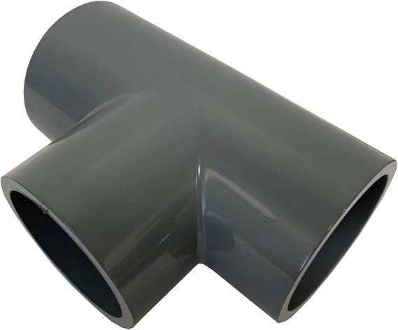 (2 Pack) ERA Schedule 80 CPVC 4 Inch Tee, Socket Connections