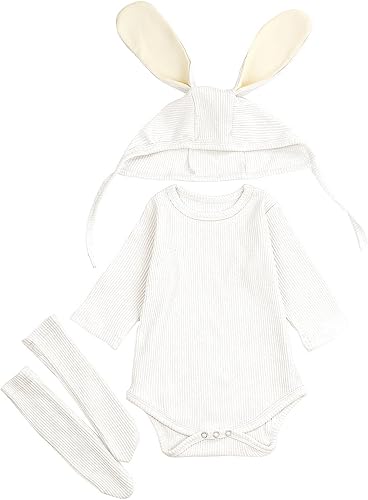 Miniatura 10 de AGQT Babys Bunny Costume Easter Halloween Outfit Set Size 0-24 Months