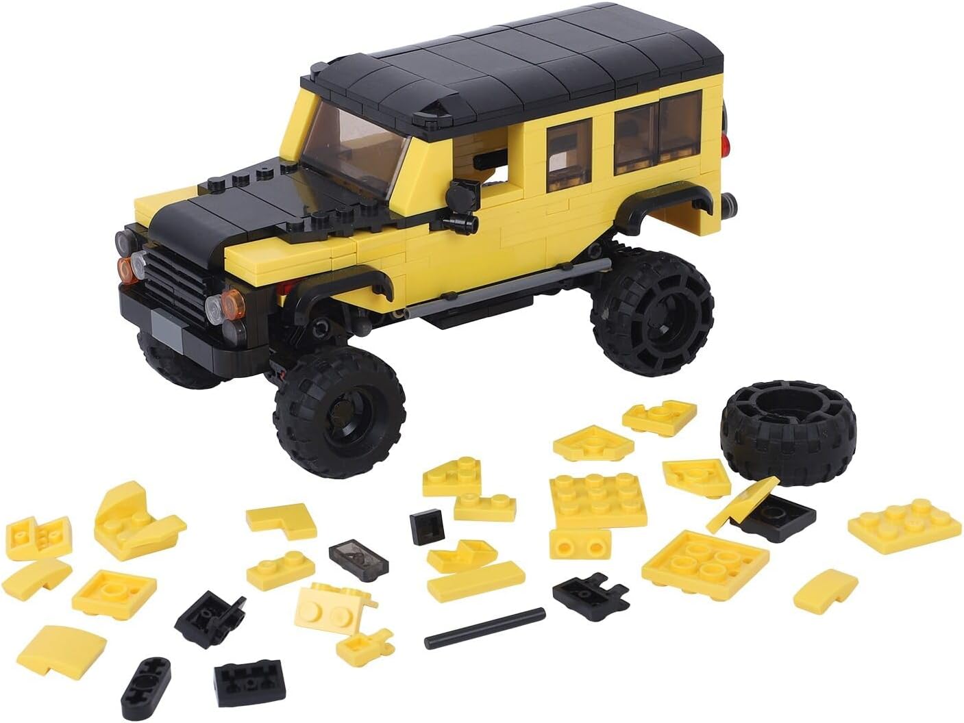Bildago-Street Blaze Racers Mud Storm Racer Car, 323 Pcs-Building Block Sets- for Kids 6 Years+, Tough Terrain Off Roader Car