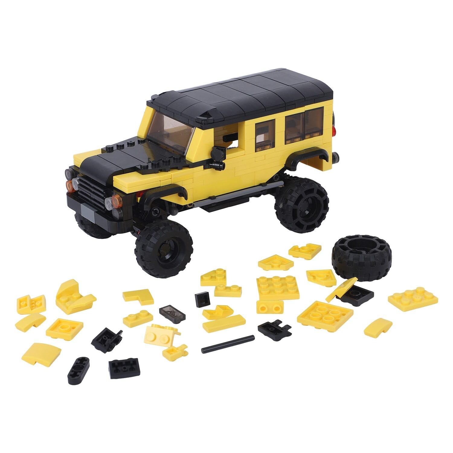 Bildago-Street Blaze Racers Mud Storm Racer Car, 323 Pcs-Building Block Sets- for Kids 6 Years+, Tough Terrain Off Roader Car