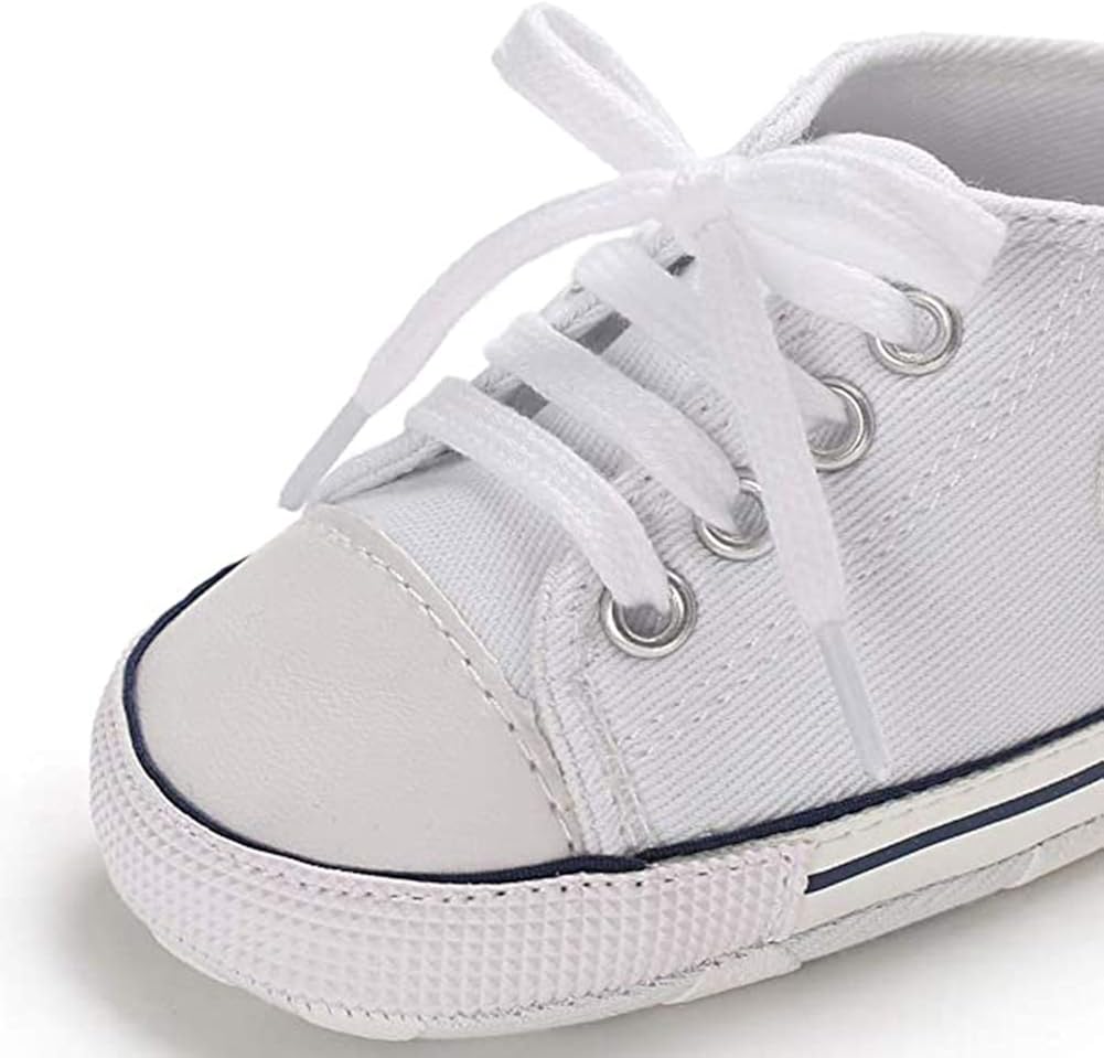  | Baby Girls Boys Shoes Soft Anti-Slip Sole Newborn First Walkers Star High Top Canvas Denim Unisex Infant Sneaker | Sneakers