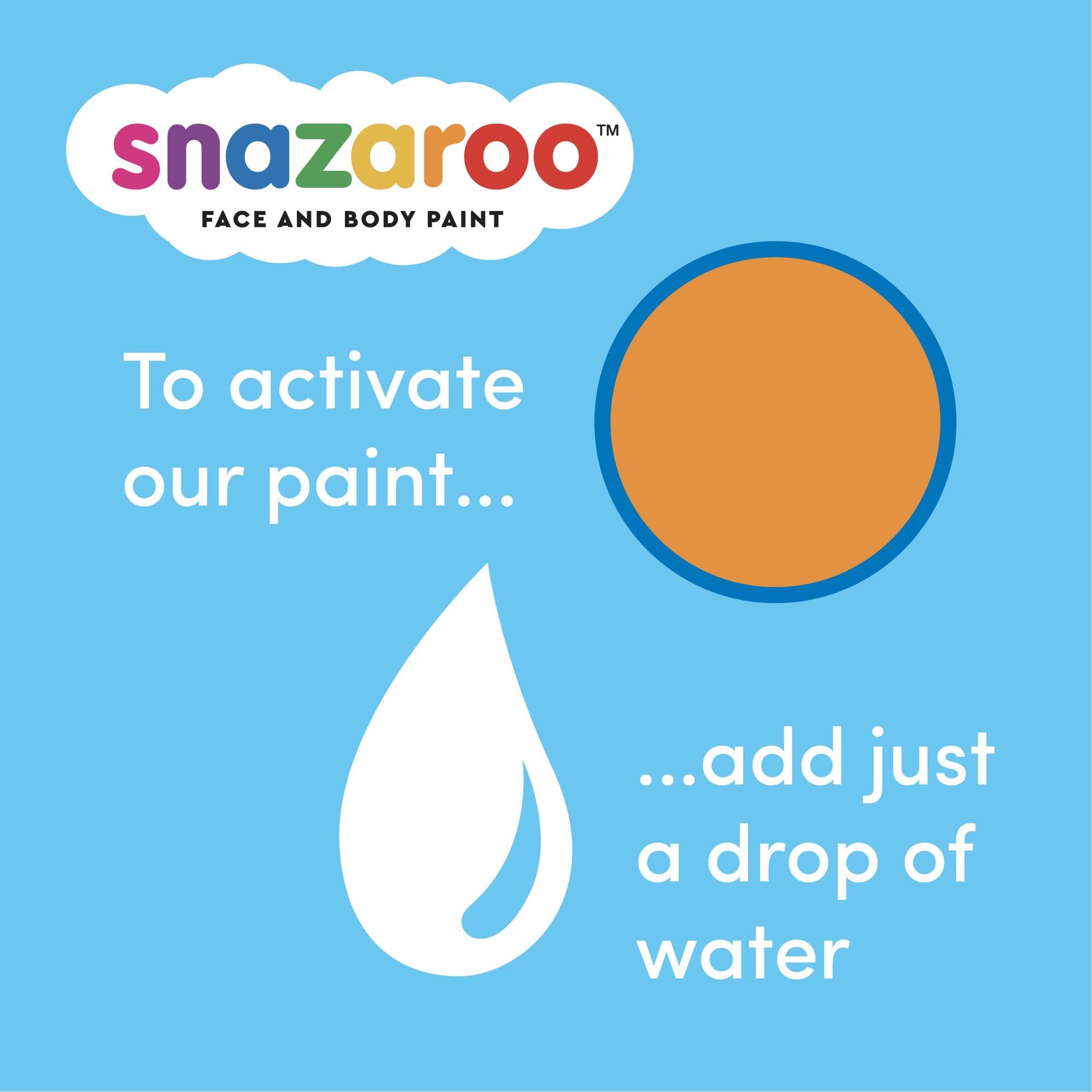 Snazaroo Kit di pittura per il viso Ultimate Party Pack, tavolozza di 12 colori con pennello, spugna, bio-glitter e guida, atossico, a base d'acqua, facile applicazione per bambini, adulti, feste