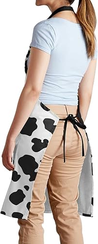 Miniatura 4 de Divertidos delantales decorativos para cocina, cocinero, barbacoa, impermeable, delantales ajustables con 2 bolsillos, regalo para mujeres y hombres