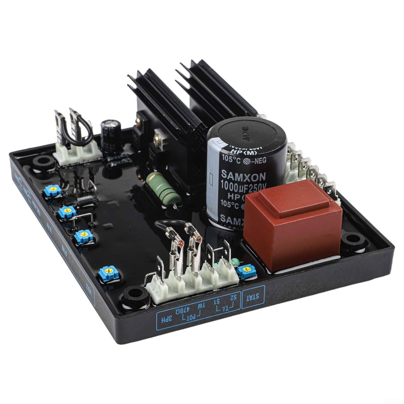 AVR R438 Regulador de voltaje automático para generadores Leroy Somer | Repuesto para R438 | Compatible con LSA 42.2 43.2 44.2 | AREP o PMG Excitation
