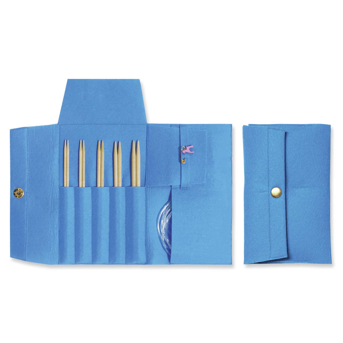 Pony Rundes, austauschbares Stricknadel-Set aus Ahornholz
