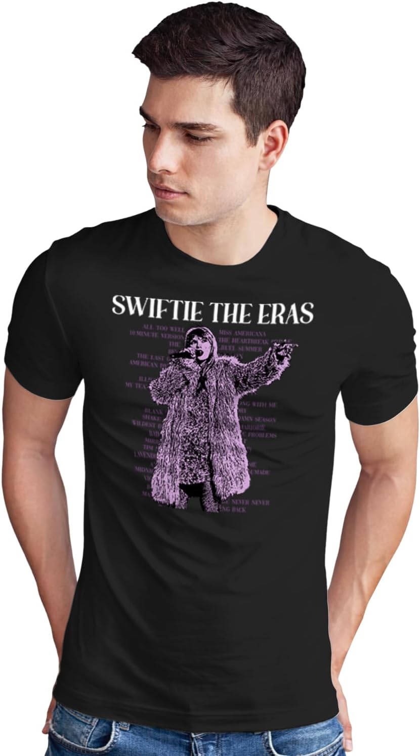 AirDropUnisex Relaxed Fit Graphic Printed Music Swifties T-Shirt 1935