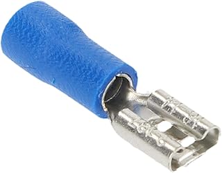 Cartrend 10478 - Juego de 20 Conectores Planos (4,8 mm), Color Azul