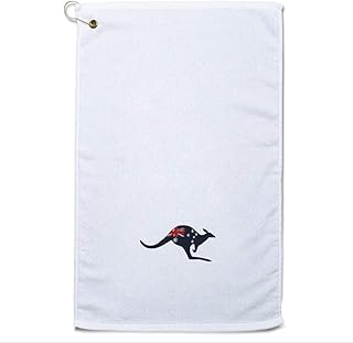 Style In Print Golf Towel Australian Kangaroo Flag Cotton Bag Accessories