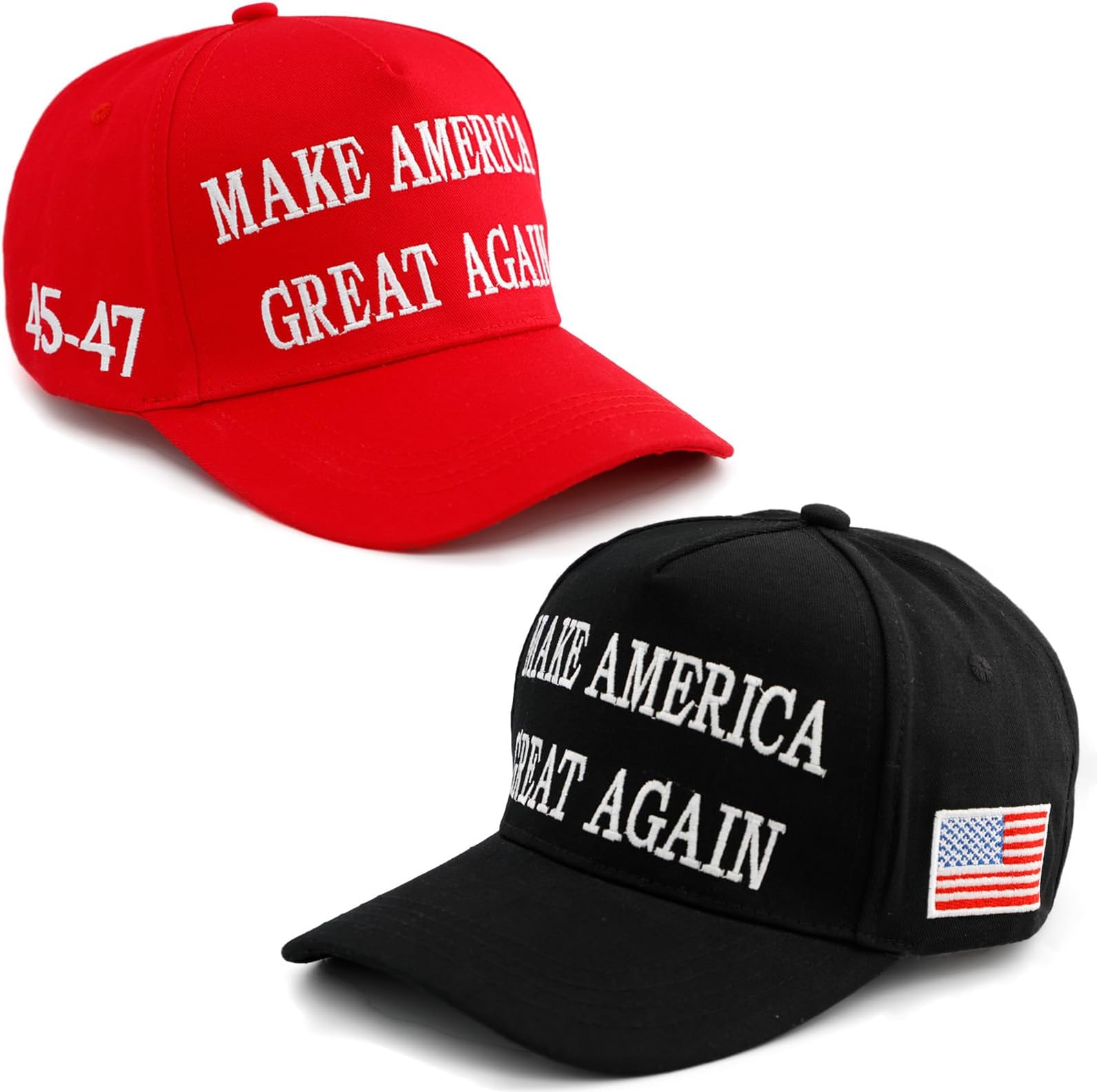 NiguaMAGA Hat,45-47 Trump 2024 Hat Make America Great Again Slogan Baseball Cap