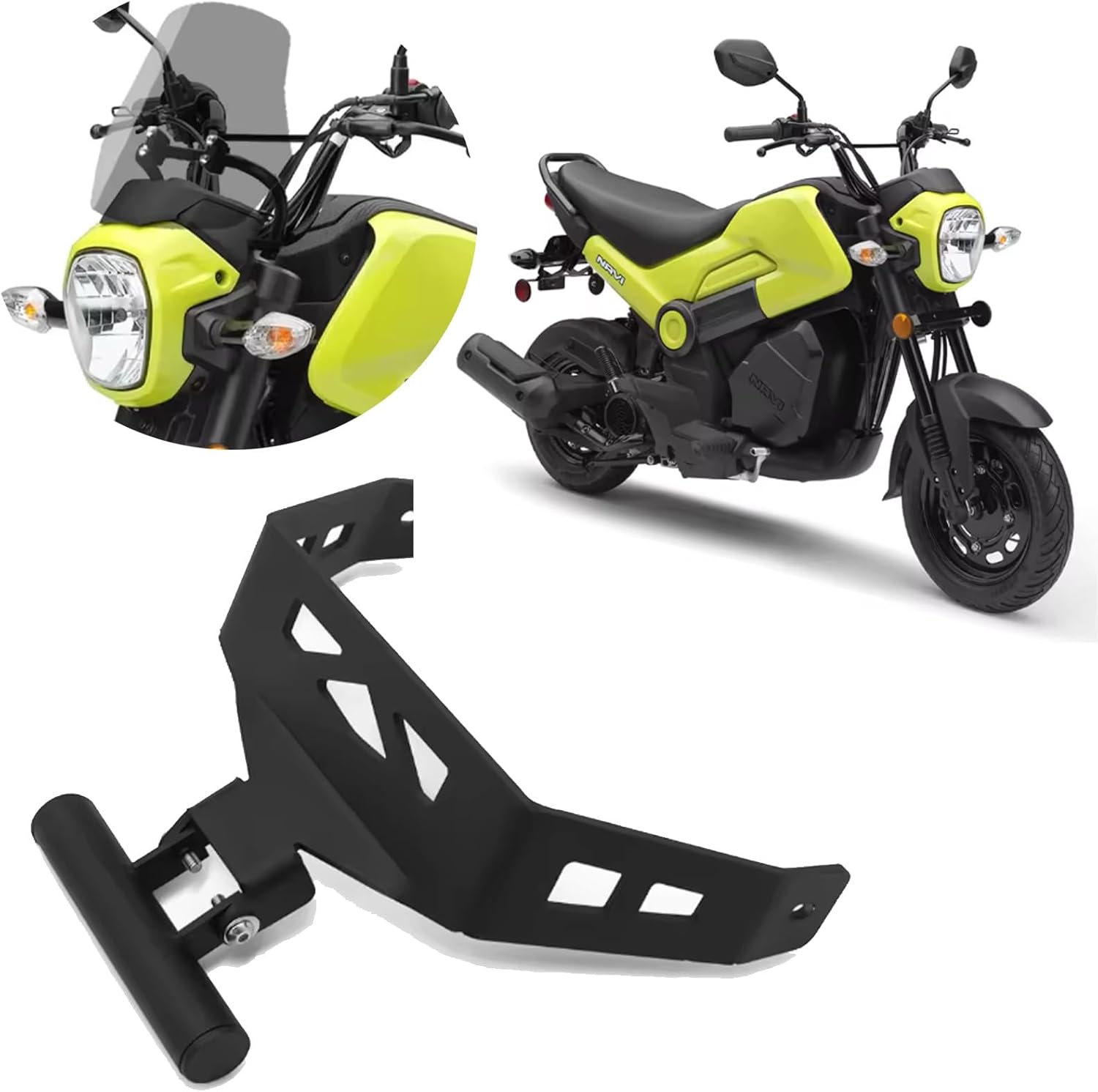 for NAVI110 NAVI 110 navi 110 2024 2023 2022 New Motorcycle Windshield GPS Navigation Mounting Bracket Mobile Phone Navigation Mount Adapter2024