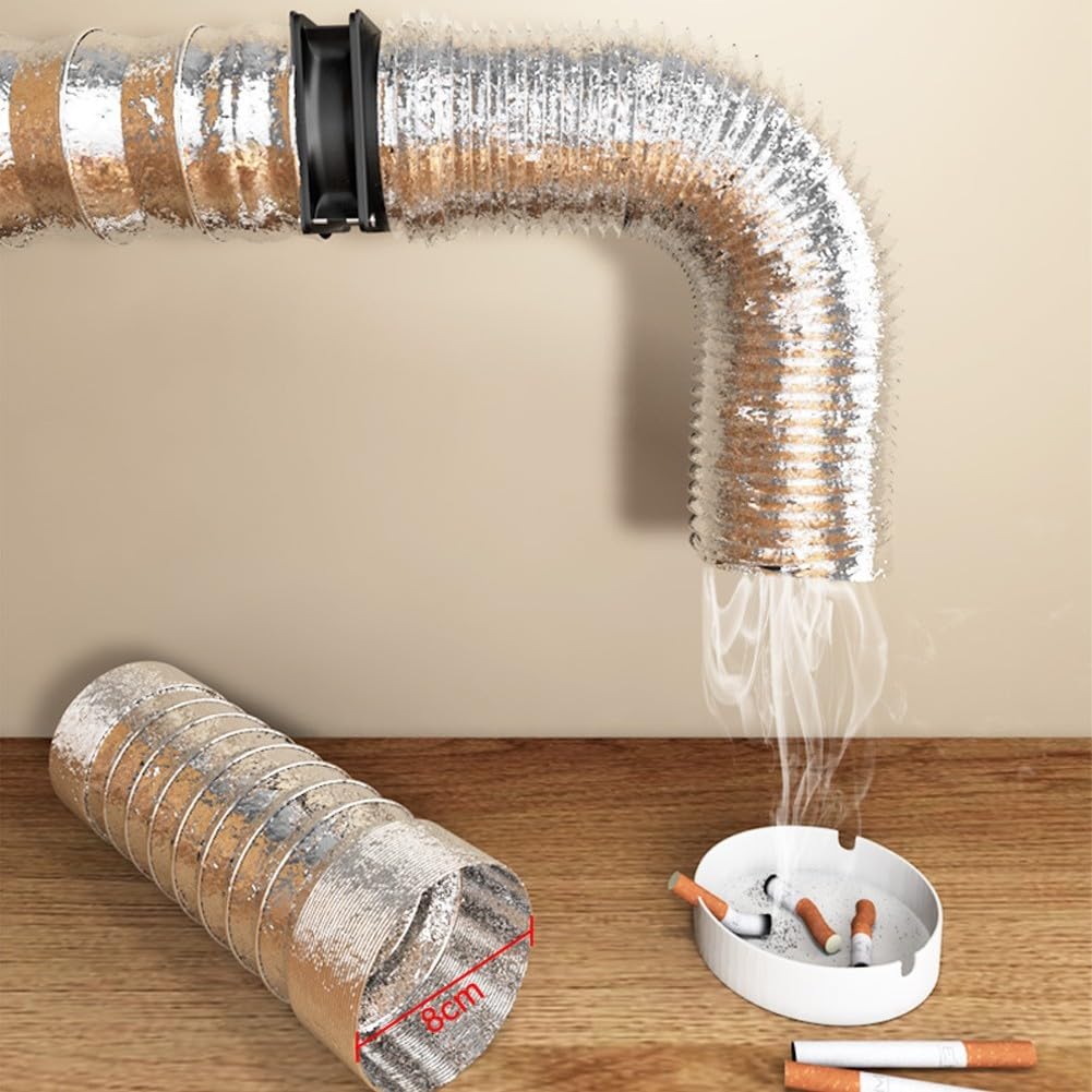 Ventilador de escape para conducto de aire, ventilador de conducto en línea, ventilador de ventilación de cocina de velocidad ajustable, ventilador de escape para calefacción y refrigeración