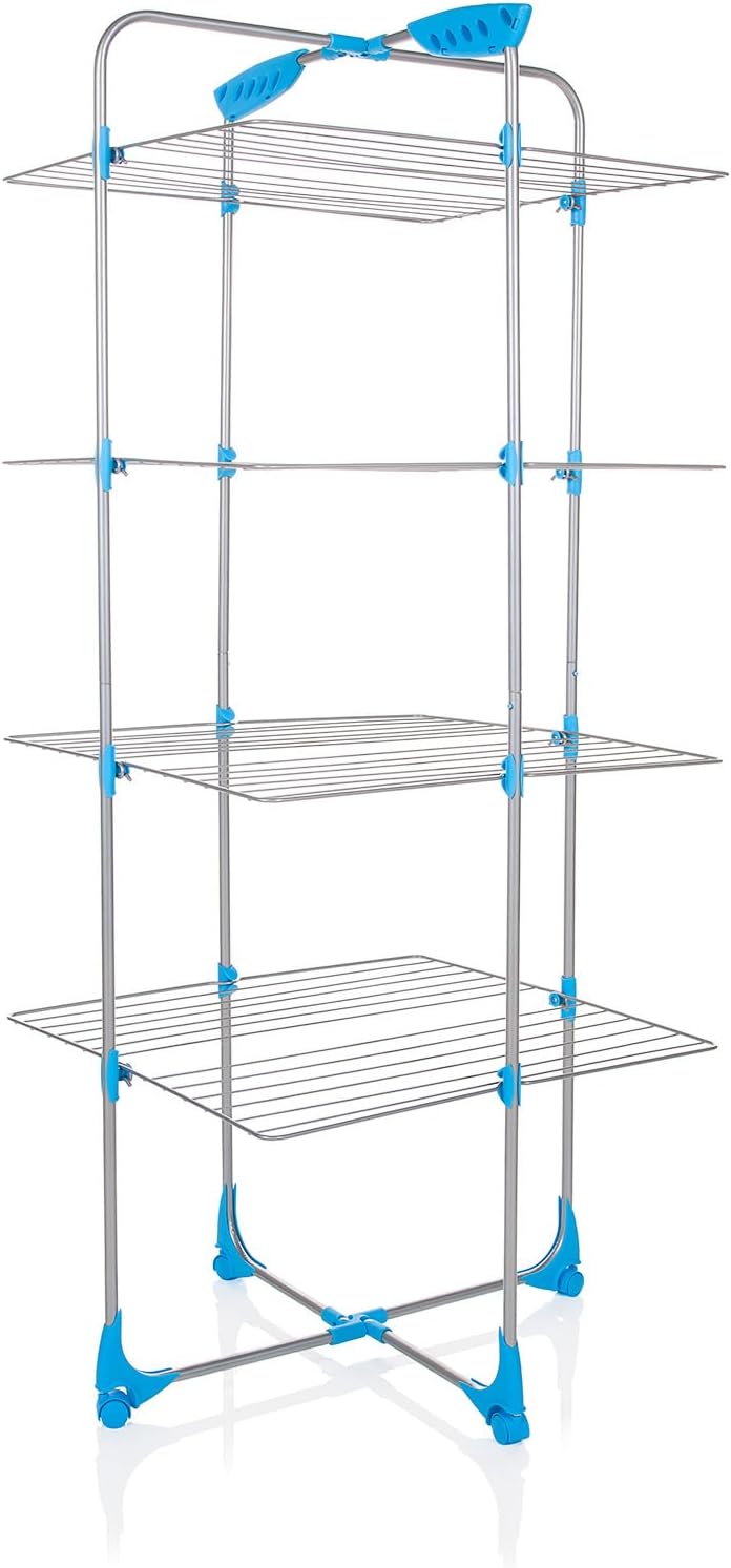 Minky 30m Tower Airer, Silver