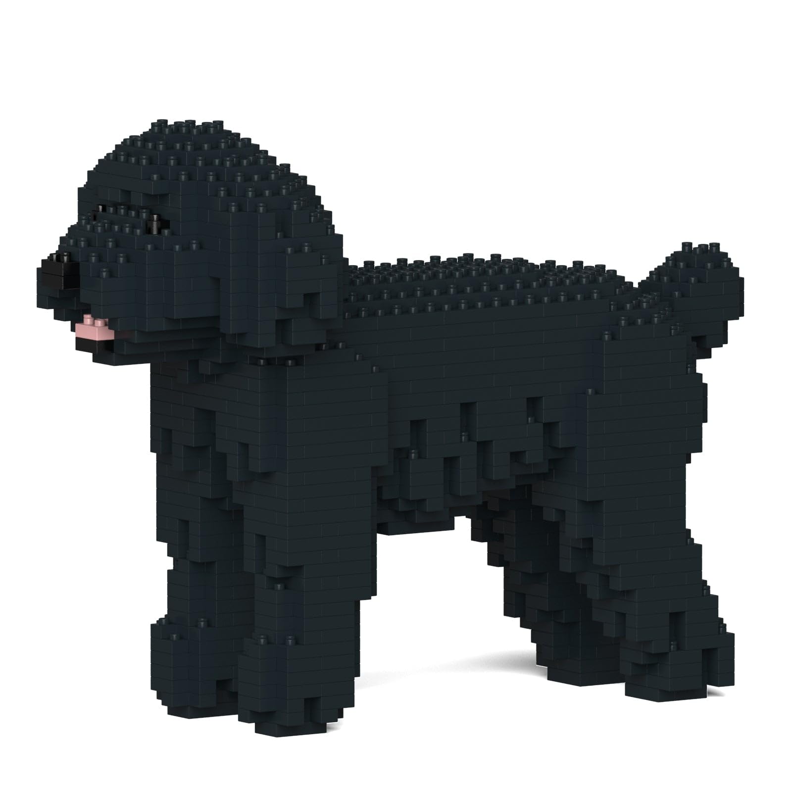 Assembled JEKCA Toy Poodle 01S-M02 model, side view