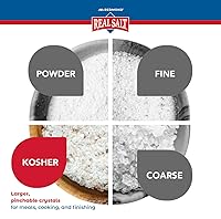 Vista 4 de Redmond Real Sea Salt - Natural Unrefined Gluten Free Kosher, 16 Ounce Pouch (2 Pack)