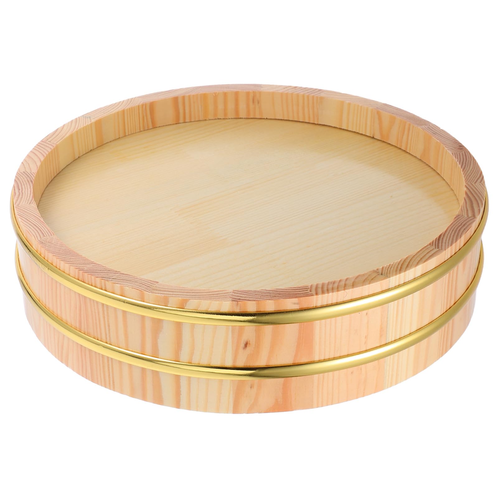 Hangiri cuisine japonaise : grand bol à riz à sushi en bois design traditionnel