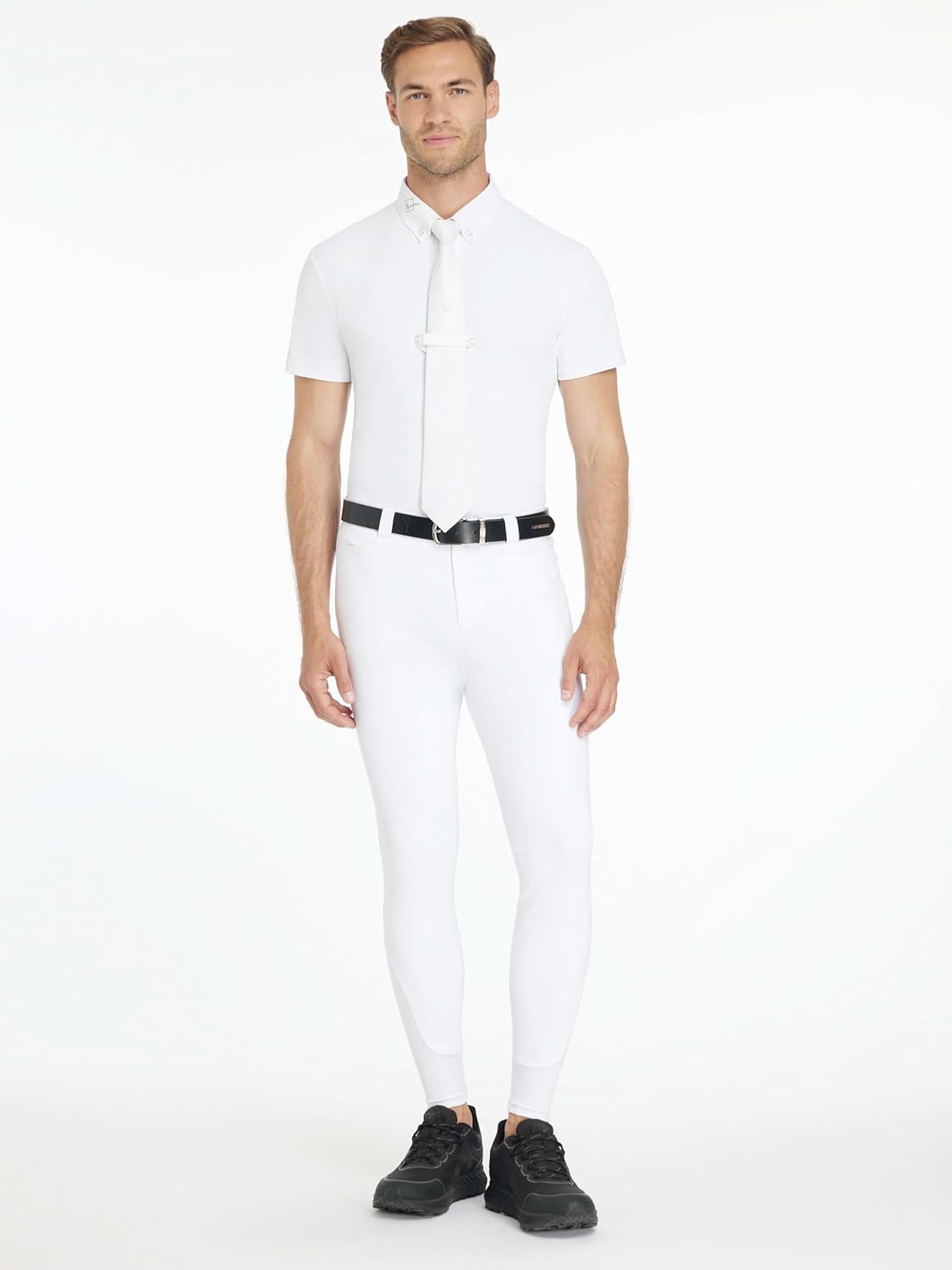 LeMieux Mens Sports Breeches - Four-Way Stretch Fabric - Front and Back Pockets