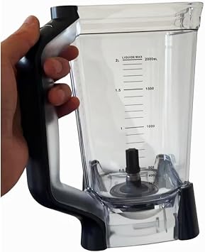 Blender Accessory Cup Compatible for Ninja 72 Oz BL610 BL610BRN BL610C BL710WM BL710WMC CO610B CO650B CT610 CT610C CT611CG Replacement. The Entire Cup Holder